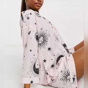 🌙⭐ASOS Pink Celestial Print Pajama Set